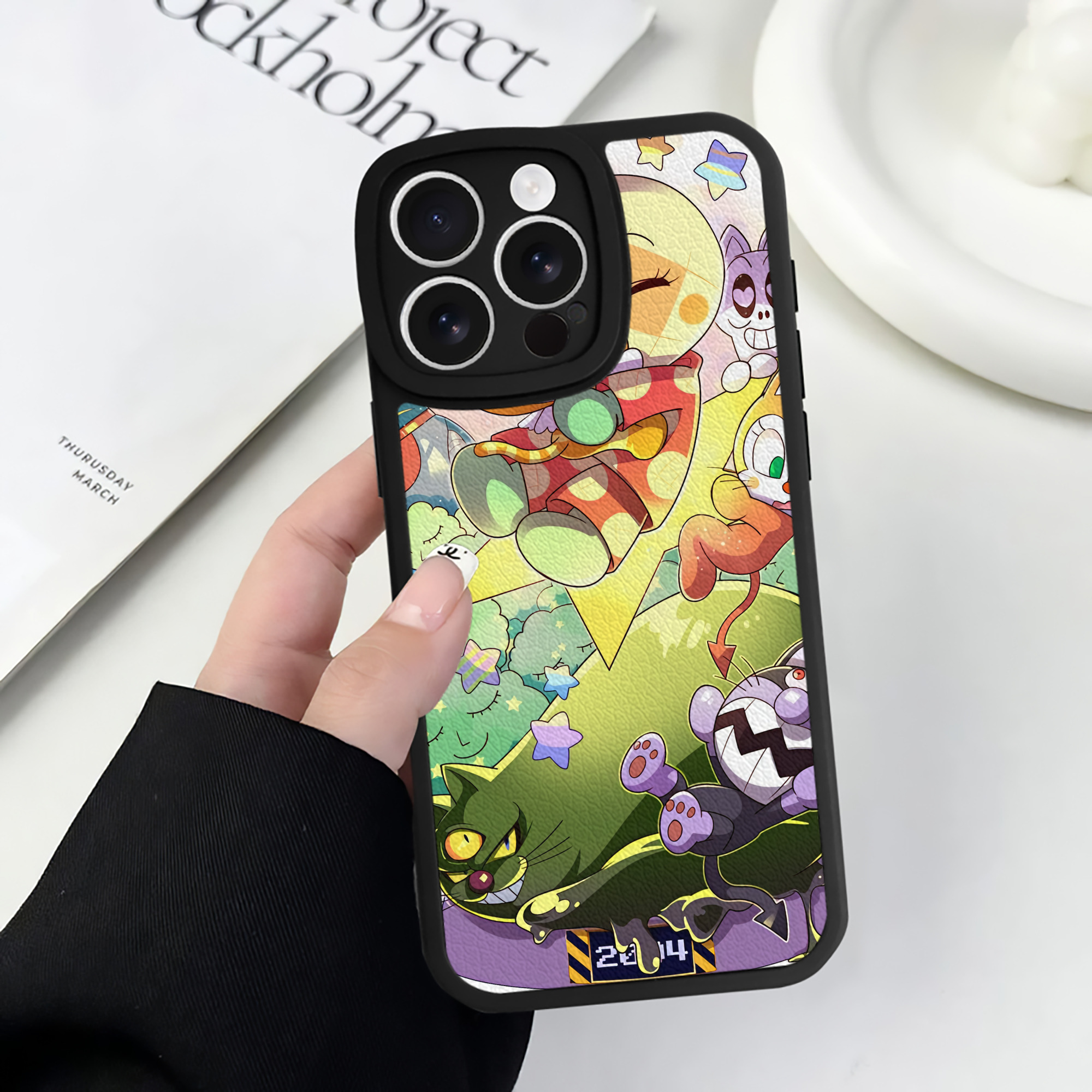 （画像用） アンパンマン Anpanman 【iPhone 16シリーズ対応】シリコンスマホケース（レザー調） 材質：シリコン